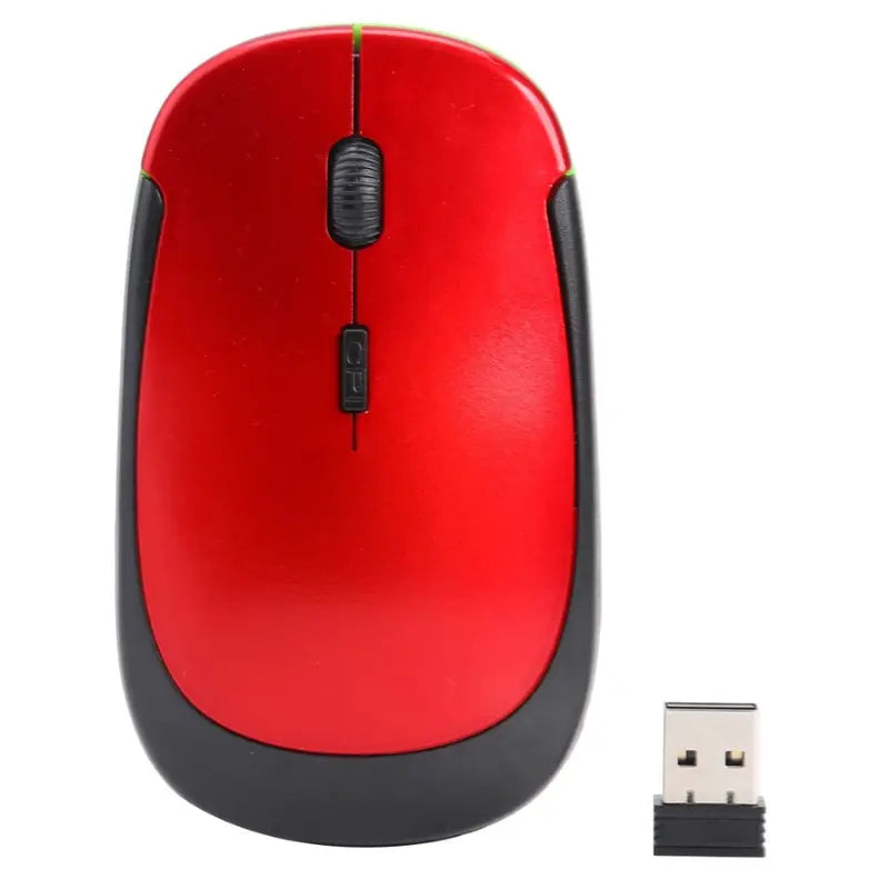 Mouse Sem Fio Óptico 1600dpi Usb Wireless 2.4ghz RedDog